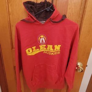 High School logo hoodie Size small